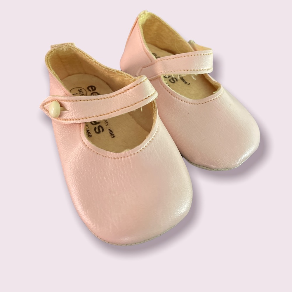 Early days pink baby Mary Jane shoes